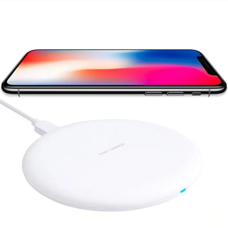 KC-N5 10W QI Certified Wireless Charger Round Fast Charger for iPhone X XR Samsung S10 S9 Xiaomi 9 HuaWei P30 Mate20
KC-N5 10W QI Certified Wireless Charger Round Fast Charger for iPhone X XR Samsung S10 S9 Xiaomi 9 HuaWei P30 Mate20