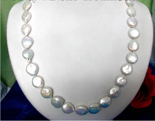 14mm coin white freshwater pearl necklace ^^^@^Noble style Natural Fine jewe FREE SHIPPING
14mm coin white freshwater pearl necklace ^^^@^Noble style Natural Fine jewe FREE SHIPPING