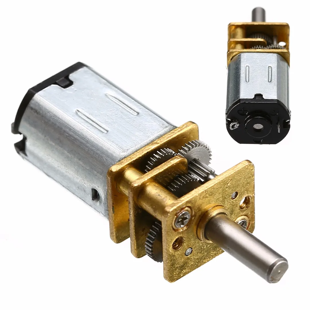 Durable DC 6V Speed Reduction Gear 30RPM N20 Micro Speed Reduction Gear Motor with Metal Gearbox Wheel for Car Robot Model