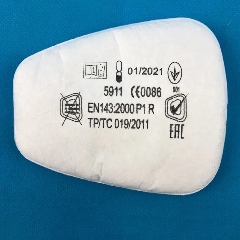 10-20pcs 5911 N95 P1R Cotton Filters Replaceable Particulate filter For 6000 7500 Series Dust Mask Chemical Respirator
10-20pcs 5911 N95 P1R Cotton Filters Replaceable Particulate filter For 6000 7500 Series Dust Mask Chemical Respirator