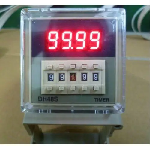 12V 24V 110V 220V AC Digital Timer Relay On Delay 8 Pins SPDT DH48S-1Z Reset/Pause Function
12V 24V 110V 220V AC Digital Timer Relay On Delay 8 Pins SPDT DH48S-1Z Reset/Pause Function