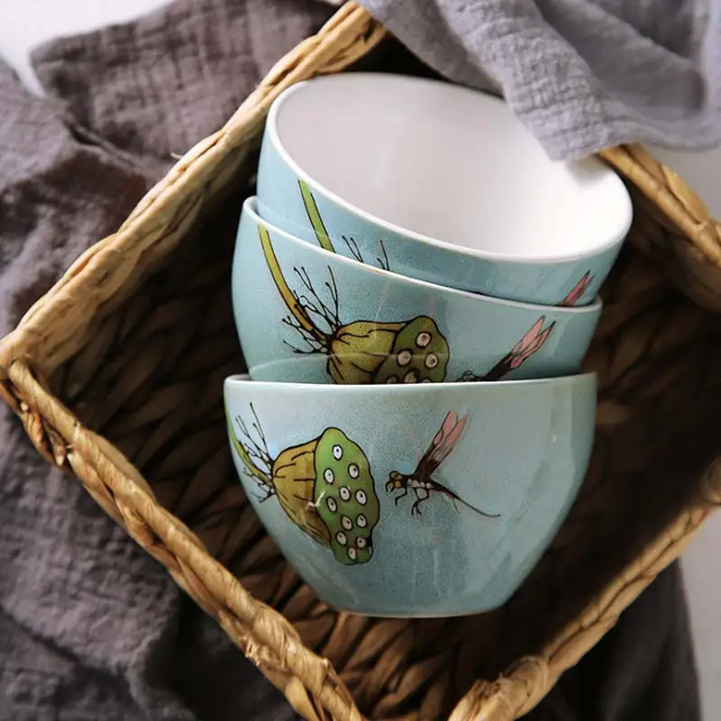 4pcs Japanese Classical Ceramic Tableware Kitchen Soup Noodle Rice Bowl 4.5 Inch Big Ramen Bowl Set Hand-Painted Ceramic Bowl
4pcs Japanese Classical Ceramic Tableware Kitchen Soup Noodle Rice Bowl 4.5 Inch Big Ramen Bowl Set Hand-Painted Ceramic Bowl