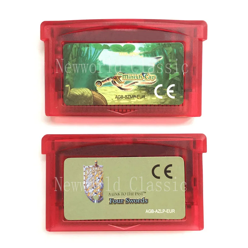 The Minish Cap/Four Swords for 32 Bit Video Game Cartridge Console Card Handheld Player ENG/FRA/DEU/ESP/ITA language
The Minish Cap/Four Swords for 32 Bit Video Game Cartridge Console Card Handheld Player ENG/FRA/DEU/ESP/ITA language