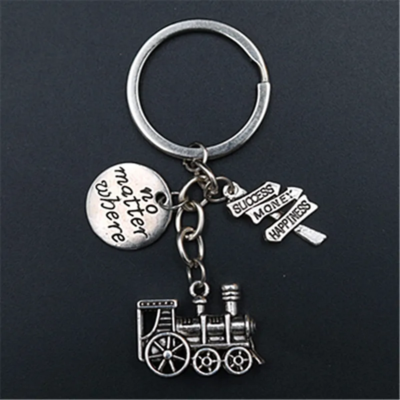 1pc Antique Silver Train No Matter Where Charm Lead To Life's Goals Sign Alloy Pendant DIY Handmade Jewelry Metal Keychain A1539 
1pc Antique Silver Train No Matter Where Charm Lead To Life's Goals Sign Alloy Pendant DIY Handmade Jewelry Metal Keychain A1539