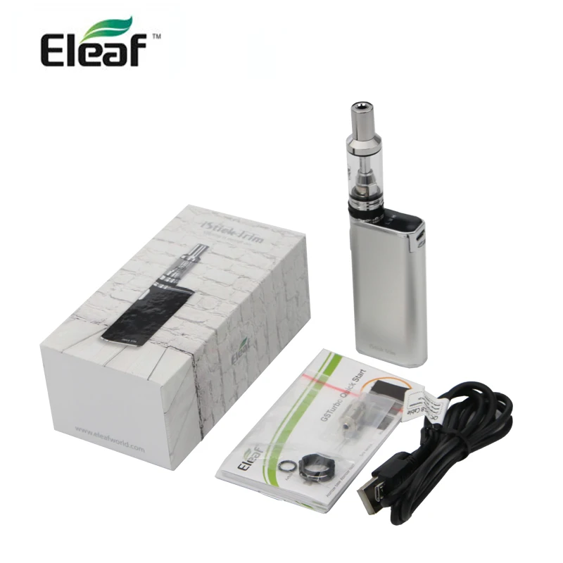 Eleaf iStick Trim with GSTurbo Kit 1800mAh Battery iStick Trim Box MOD Vape Support GSTurbo Tank RTA RDA RDTA RBA
Eleaf iStick Trim with GSTurbo Kit 1800mAh Battery iStick Trim Box MOD Vape Support GSTurbo Tank RTA RDA RDTA RBA