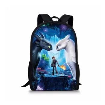 Anime How TO Train Your Dragon 3 Backpacks for Teenage Boys&Girls The Hidden World Printing Children School Bag Rucksack
Anime How TO Train Your Dragon 3 Backpacks for Teenage Boys&Girls The Hidden World Printing Children School Bag Rucksack