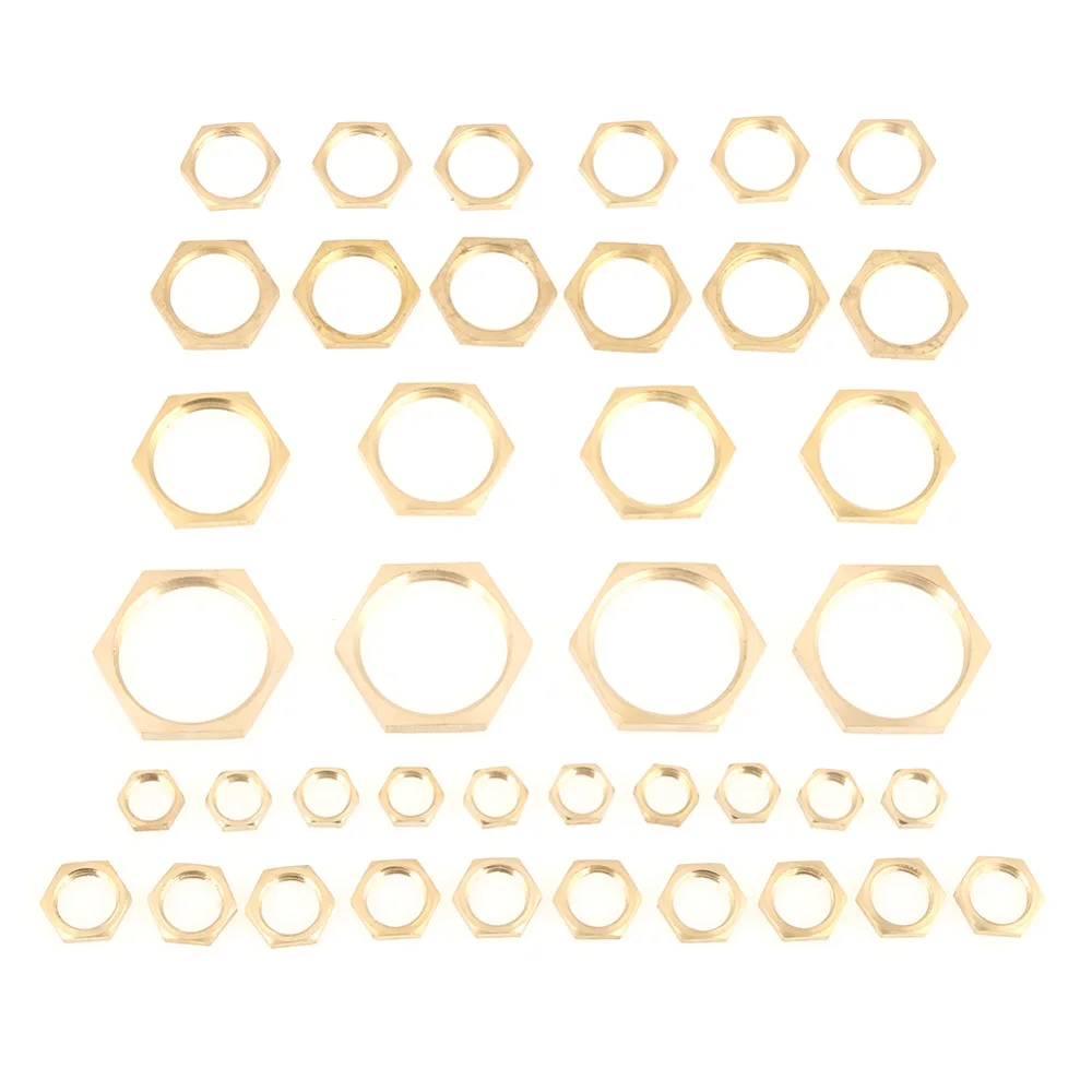 40pcs Pipe Fitting Lock Nut G1/8 G1/4 G3/8 G1/2 G3/4 G1 Thread Pipe Fitting Brass Hex Lock Nuts Thin Nut
40pcs Pipe Fitting Lock Nut G1/8 G1/4 G3/8 G1/2 G3/4 G1 Thread Pipe Fitting Brass Hex Lock Nuts Thin Nut