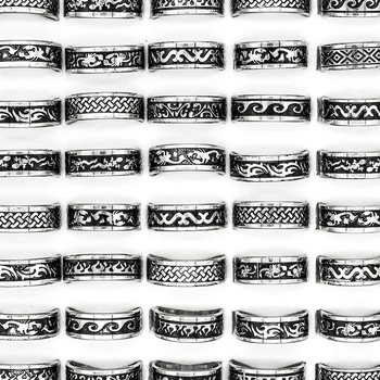 20 Pcs/lot Mix Style Stainless Steel Rings Men Fashion Jewelry Bohemian Round Vintage Big Punk Ring for Party
20 Pcs/lot Mix Style Stainless Steel Rings Men Fashion Jewelry Bohemian Round Vintage Big Punk Ring for Party