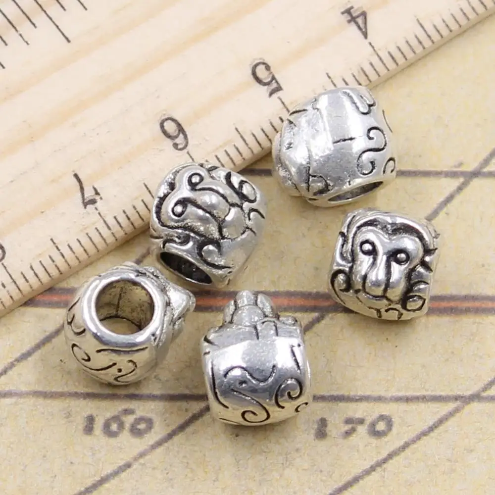 10pcs Beads animal monkey 5mm big hole Vintage Charms European pendant fit for bracelet DIY Antique Silver Fit Making
10pcs Beads animal monkey 5mm big hole Vintage Charms European pendant fit for bracelet DIY Antique Silver Fit Making