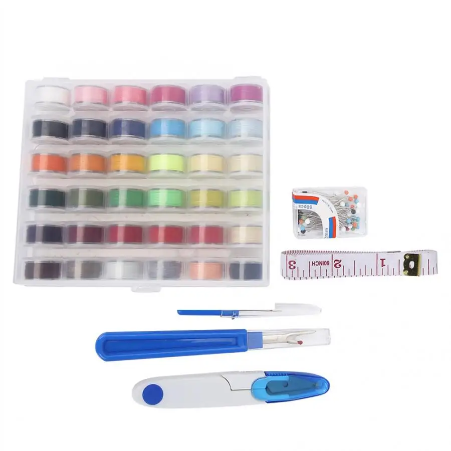 Sewing Supplies Sewing Accessories 36 Grid Assorted Thread Spools Scissors Threader Tape Kit Sewing Machine Accessories Sewing
Sewing Supplies Sewing Accessories 36 Grid Assorted Thread Spools Scissors Threader Tape Kit Sewing Machine Accessories Sewing