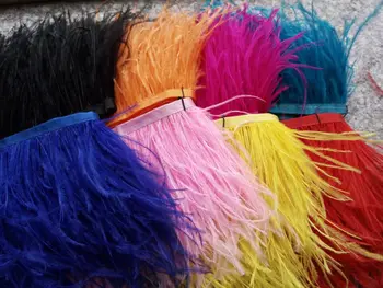Factory Direct high quality natural 100yards Ostrich feathers Ribbon decorative 4-6inch/10-15cm Width A variety of colors
Factory Direct high quality natural 100yards Ostrich feathers Ribbon decorative 4-6inch/10-15cm Width A variety of colors