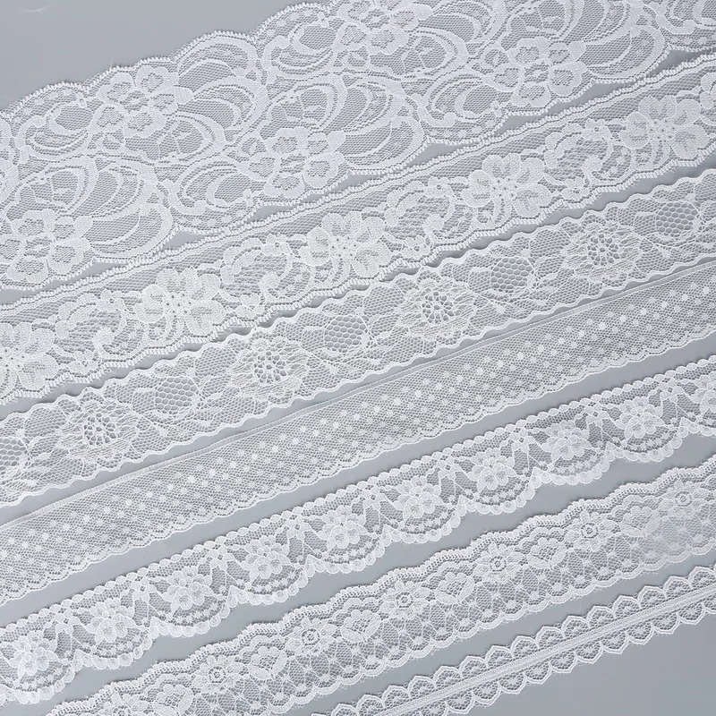 10yards/lot Multi-Size and Style White Color Net Lace Trim Embroidered Lace Ribbon For Sewing Accessories Embroidered Clothing
10yards/lot Multi-Size and Style White Color Net Lace Trim Embroidered Lace Ribbon For Sewing Accessories Embroidered Clothing