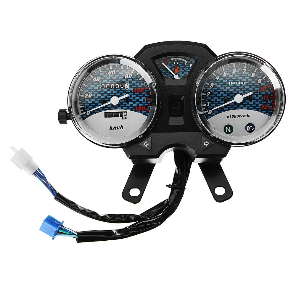 GMOTOD Motorcycle Speedometer Odometer Tachometer Gauges Cluster Instrument Assembly
GMOTOD Motorcycle Speedometer Odometer Tachometer Gauges Cluster Instrument Assembly