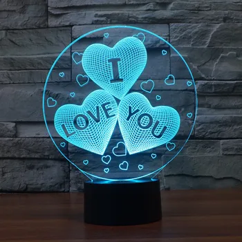 Colorful 3D Lights I Love You Valentine's Day Gifts Creative Gifts LED Night Light
Colorful 3D Lights I Love You Valentine's Day Gifts Creative Gifts LED Night Light
