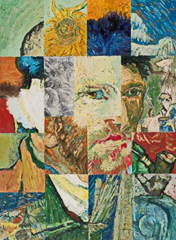 Handmade painting Vincent Willem van Gogh portrait by montage method on oil canvas for living room decor, wallpaper,gallery
Handmade painting Vincent Willem van Gogh portrait by montage method on oil canvas for living room decor, wallpaper,gallery