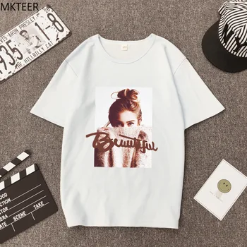 Summer Vogue Harajuku Aesthetic T-shirt Printing Short-sleeved O-neck Cotton T-shirt European and American Style Women Clothing
Summer Vogue Harajuku Aesthetic T-shirt Printing Short-sleeved O-neck Cotton T-shirt European and American Style Women Clothing