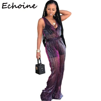 Echoine Sheer Mesh Bodysuit Sleeveless See Through With Pants Long Romper Women Clothes 2019 Plus Size Jumpsuits
Echoine Sheer Mesh Bodysuit Sleeveless See Through With Pants Long Romper Women Clothes 2019 Plus Size Jumpsuits