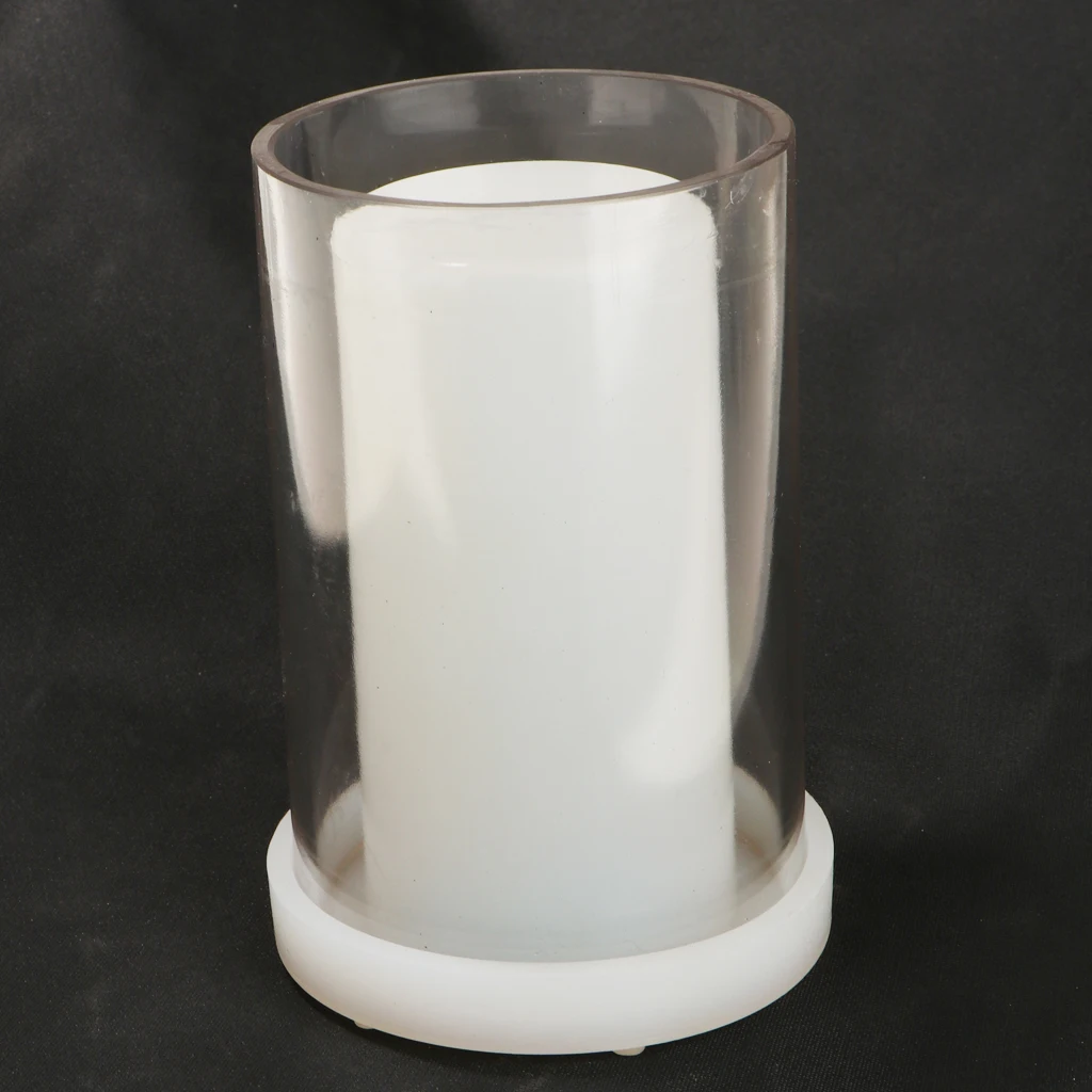 Hollow Center Designs Candle Making Moulds DIY Handmade Aromatherapy Candle Scented Candle Tealight Dried Flower Mold Tools