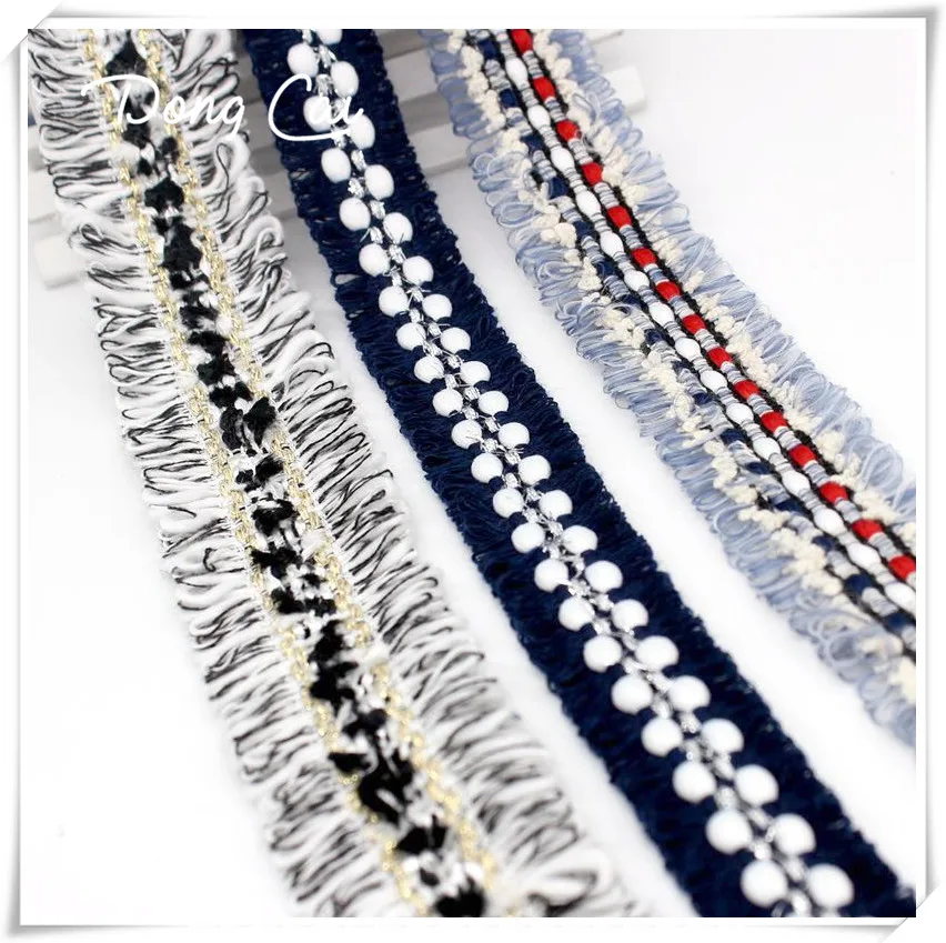 2yards/lot tweed lace webbing 2-2.5-3.5cm wide ribbon classic vintage style accessory for lady hat bag garment accessories
2yards/lot tweed lace webbing 2-2.5-3.5cm wide ribbon classic vintage style accessory for lady hat bag garment accessories