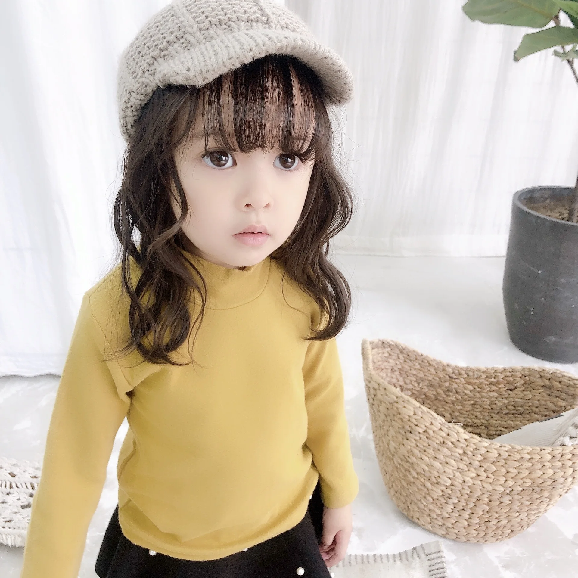 Autumn boys girls pure cotton 4 colors half-collar base T shirts kids all-match Sanded casual Tops clothes
Autumn boys girls pure cotton 4 colors half-collar base T shirts kids all-match Sanded casual Tops clothes