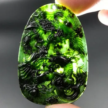Beautiful Genuine Handmade jewelry Dark Carved Dragon Phoenix Pendant Necklace Carving Pendant Jewelry
Beautiful Genuine Handmade jewelry Dark Carved Dragon Phoenix Pendant Necklace Carving Pendant Jewelry