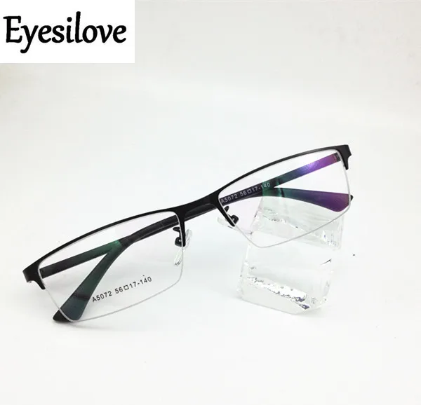 Мужские очки для близорукости Eyesilove готовые деловые металлические с диоптриями