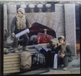 Новинка 2016 масштаб 1/35 современные американские танковые экипажи 2 человек с