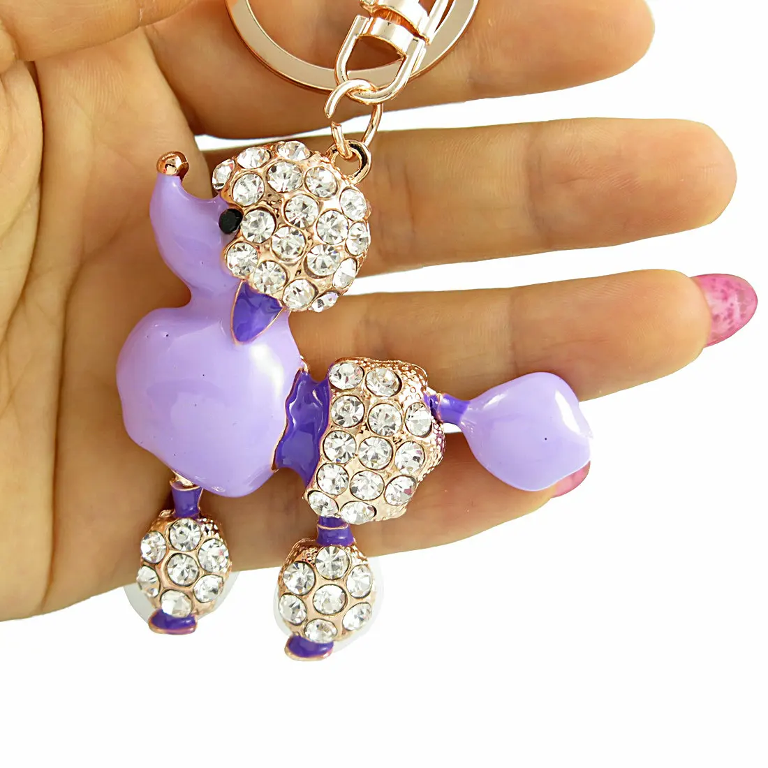 Lovely Fashion Charm Crystal Dog Keychain Alloy Key Rings For Women Alloy Purse Bag Key Chain Car Key Holder Pendant Woman
Lovely Fashion Charm Crystal Dog Keychain Alloy Key Rings For Women Alloy Purse Bag Key Chain Car Key Holder Pendant Woman