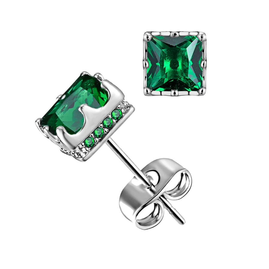 0.8*0.8cm Crown Earrings for Women Shining Square Zircon Wedding Earrings Jewelry Accessories Boucle d'oreille brincos
0.8*0.8cm Crown Earrings for Women Shining Square Zircon Wedding Earrings Jewelry Accessories Boucle d'oreille brincos