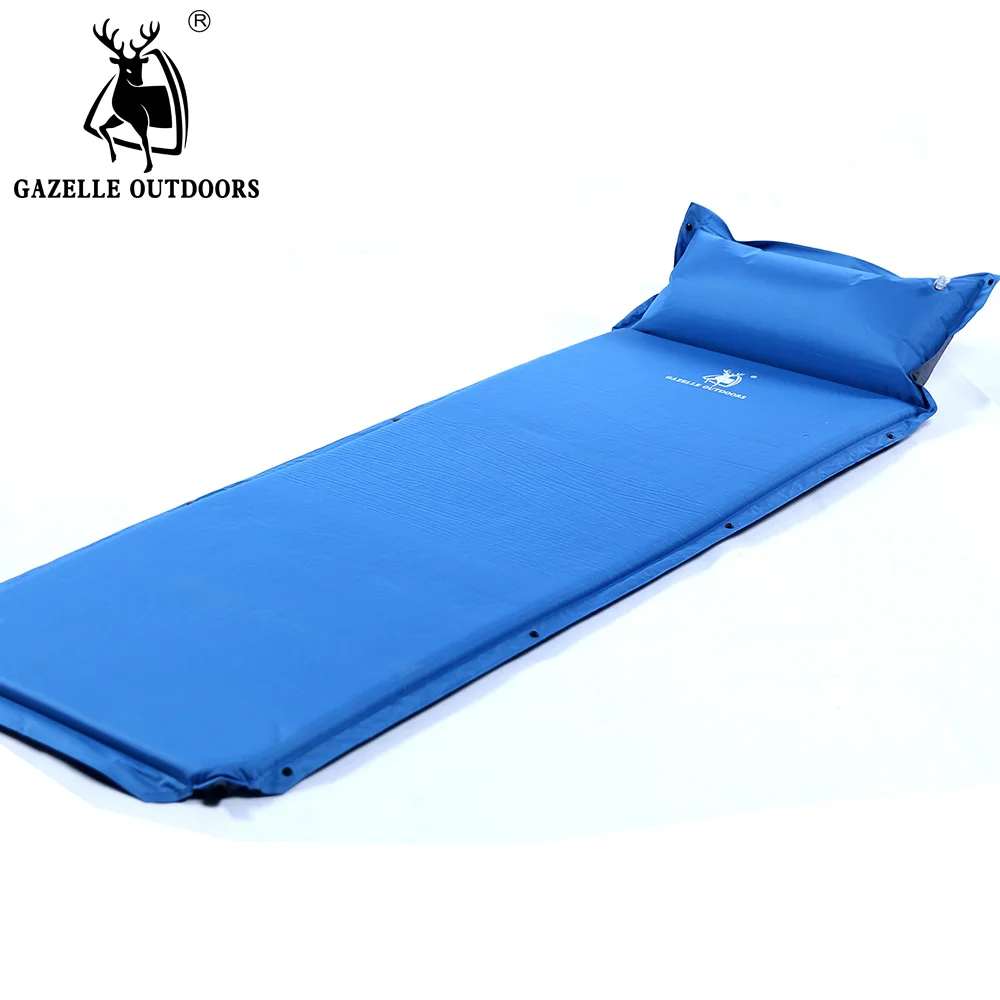

GAZELLE OUTDOORS Camping Mat Automatic Inflatable Tent Folding Mat Splicing Picnic Beach Air Mattress Sleeping Pad Bed