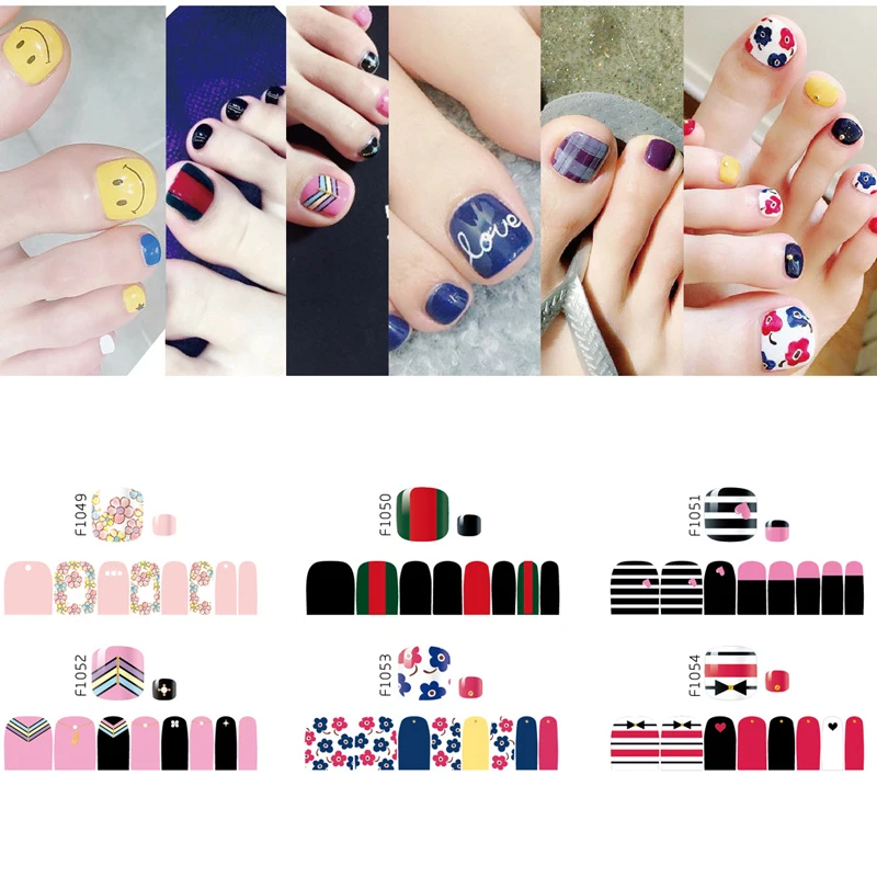 Toe Nail Sticker Waterproof Fashion Toe Nail Wraps Art Nails Adhesive Foil Stickers Manicure Decals Pattern Decorations Patch
Toe Nail Sticker Waterproof Fashion Toe Nail Wraps Art Nails Adhesive Foil Stickers Manicure Decals Pattern Decorations Patch