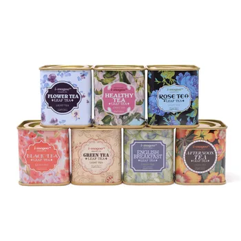 6Pcs/lot Romance Floral Pastoral Tea Iron Storage Jar Mini Square Sealed Lids Sugar Cans Simple Coffee Beans Tin Container
6Pcs/lot Romance Floral Pastoral Tea Iron Storage Jar Mini Square Sealed Lids Sugar Cans Simple Coffee Beans Tin Container