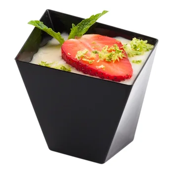 Promotion - Party Wedding Suppliers, Disposable Plastic Tableware, 75*72mm/150ml Black Mini Twisted Dessert Cup, 10/Pack
Promotion - Party Wedding Suppliers, Disposable Plastic Tableware, 75*72mm/150ml Black Mini Twisted Dessert Cup, 10/Pack