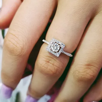 Solid Real 925 Sterling Silver Rings 2 Carat for Women Wedding Engagement Promise Ring for Girls Wholesale Jewelry R213
Solid Real 925 Sterling Silver Rings 2 Carat for Women Wedding Engagement Promise Ring for Girls Wholesale Jewelry R213