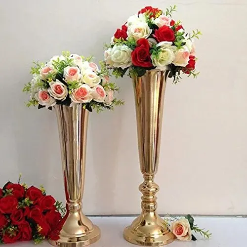 19.7'' 23.6'' Tall Vases for Flowers Metal Gold Flower Holder for Wedding Decoration Table Centerpiece Flowers Arrangements
19.7'' 23.6'' Tall Vases for Flowers Metal Gold Flower Holder for Wedding Decoration Table Centerpiece Flowers Arrangements
