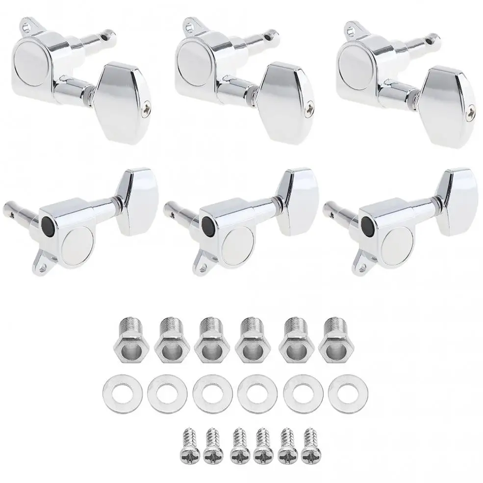 6 pcs 3R 3L Zinc Alloy Electric Acoustic Guitar String Tuning Pegs Tuners Machine Heads for 40 / 41 Inch Acoustic Folk Guitar
6 pcs 3R 3L Zinc Alloy Electric Acoustic Guitar String Tuning Pegs Tuners Machine Heads for 40 / 41 Inch Acoustic Folk Guitar
