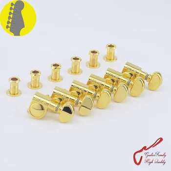 1 Set 6 In-line Genuine Grover Guitar Machine Heads Tuners 1:18 Gold ( without original package )
1 Set 6 In-line Genuine Grover Guitar Machine Heads Tuners 1:18 Gold ( without original package )