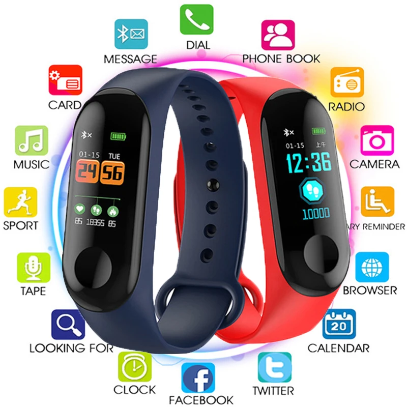 Color Screen Smart Watch Fitness Tracker Bracelet IP68 Waterproof Heart Rate Blood Pressure Monitor For Men Women Sport watches
Color Screen Smart Watch Fitness Tracker Bracelet IP68 Waterproof Heart Rate Blood Pressure Monitor For Men Women Sport watches