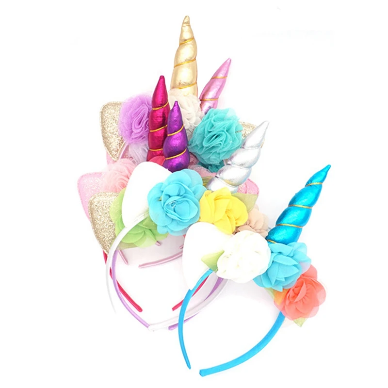 Cute Kids Sweet Flower Unicorn Horn Hair Band Headband Birthday Party Flower Headwear Crown
Cute Kids Sweet Flower Unicorn Horn Hair Band Headband Birthday Party Flower Headwear Crown