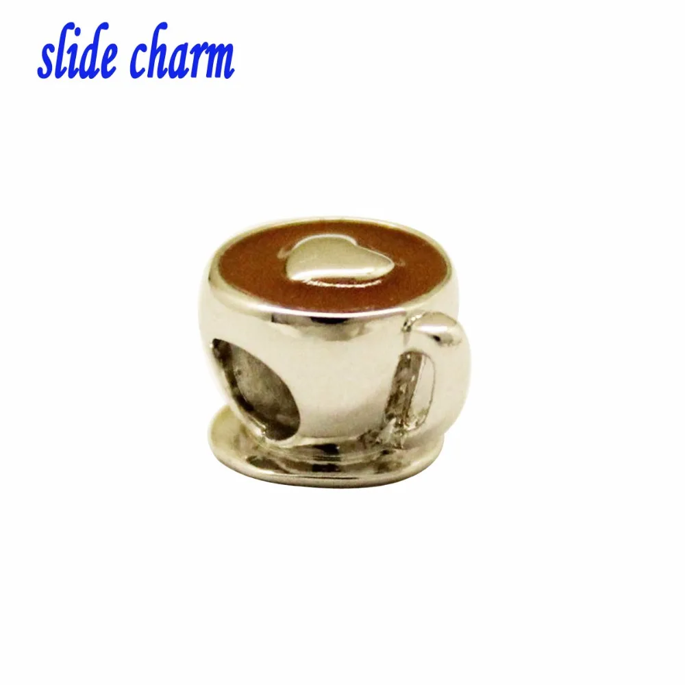 slide charm Free shipping Love milk tea coffee cup charm beads fit Pandora bracelet
slide charm Free shipping Love milk tea coffee cup charm beads fit Pandora bracelet