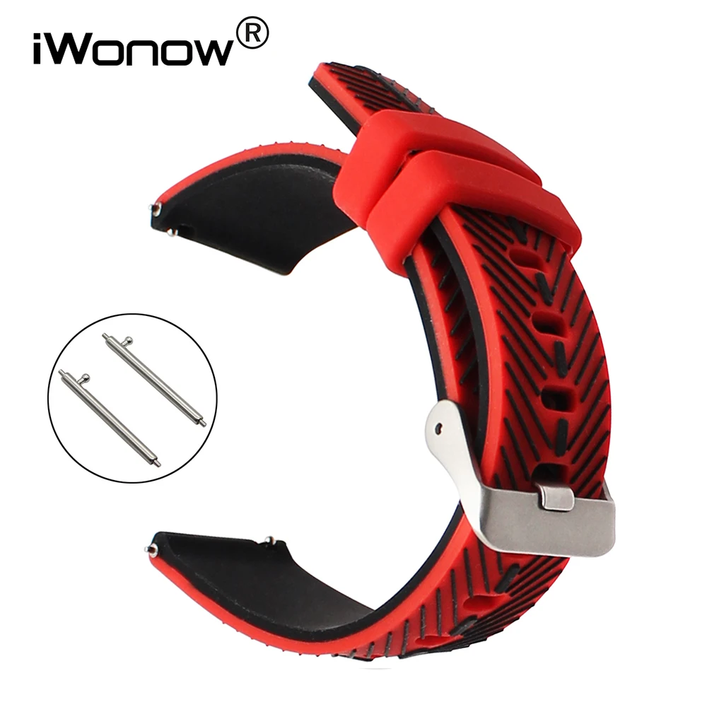 Quick Release Silicone Watchband 21mm 22mm for Seiko Citizen Casio Fossil Rubber Watch Band Feather Pattern Strap Wrist Bracelet
Quick Release Silicone Watchband 21mm 22mm for Seiko Citizen Casio Fossil Rubber Watch Band Feather Pattern Strap Wrist Bracelet