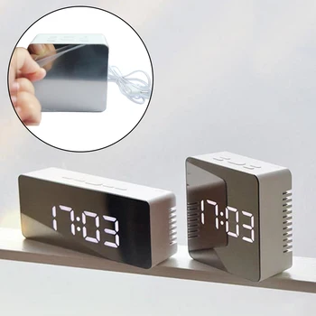 Led Clock Mirror Alarm Clock Digital Ime Temperature Bedroom Table Clock Wake Up Bedside Light Electronic Projector Clock 6NZ26
Led Clock Mirror Alarm Clock Digital Ime Temperature Bedroom Table Clock Wake Up Bedside Light Electronic Projector Clock 6NZ26