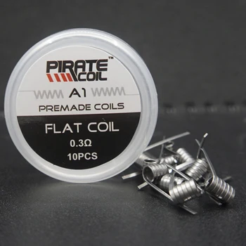 Electronic Cigarette Accessories KA1 Flat Prebuilt Coils Premade Coil A1 High Density Heating Wire For Rda RBA Diy Vape Coil
Electronic Cigarette Accessories KA1 Flat Prebuilt Coils Premade Coil A1 High Density Heating Wire For Rda RBA Diy Vape Coil