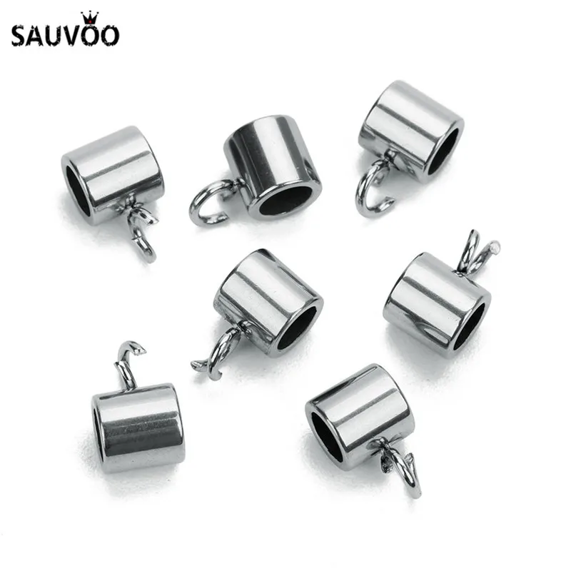 SAUVOO 5pcs/lot Stainless Steel Big Hole Connector Charms For Bracelet Necklace Pendant Jewelry Making Findings Accessories
SAUVOO 5pcs/lot Stainless Steel Big Hole Connector Charms For Bracelet Necklace Pendant Jewelry Making Findings Accessories