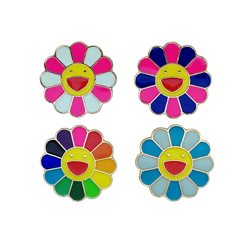 WEISHUOLI Enamel Flower Brooches Pin For Women Fashion Cute Metal Seven-Color Sunflower Brooch
WEISHUOLI Enamel Flower Brooches Pin For Women Fashion Cute Metal Seven-Color Sunflower Brooch