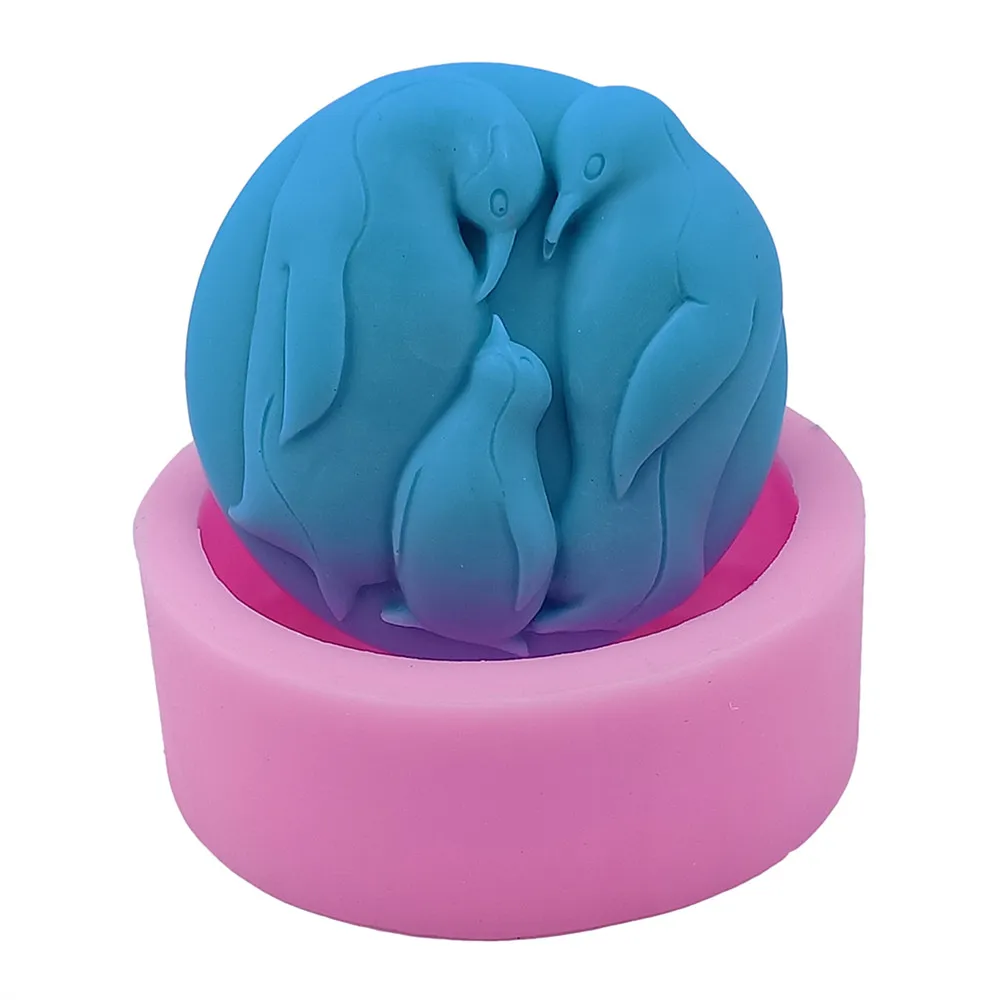 Penguin Design Silicone Mold for Soap Making Food Grade Soap Mold Chocolate Cake Molds
Penguin Design Silicone Mold for Soap Making Food Grade Soap Mold Chocolate Cake Molds