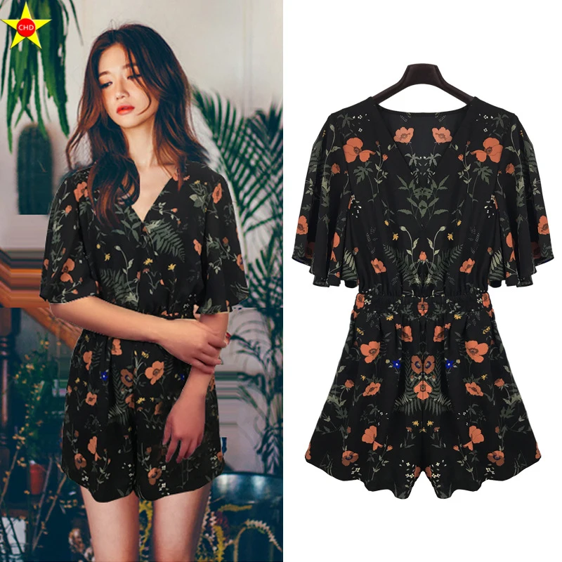 L-5XL Plus Size Casual Women Chiffon Jumpsuits 2019 Summer Fashion High Waist Print Elegant Jumpsuits Extra Large Loose Vestidos
L-5XL Plus Size Casual Women Chiffon Jumpsuits 2019 Summer Fashion High Waist Print Elegant Jumpsuits Extra Large Loose Vestidos