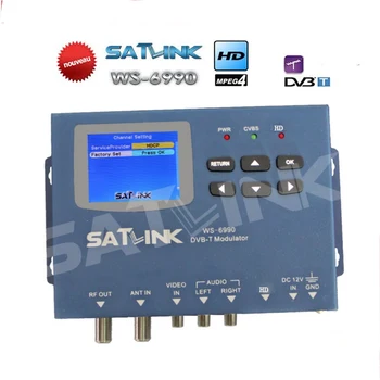 Satlink WS-6990 AV input single-channel DVB-T Modulator Compact and wall mountable WS6990 WS 6990
Satlink WS-6990 AV input single-channel DVB-T Modulator Compact and wall mountable WS6990 WS 6990
