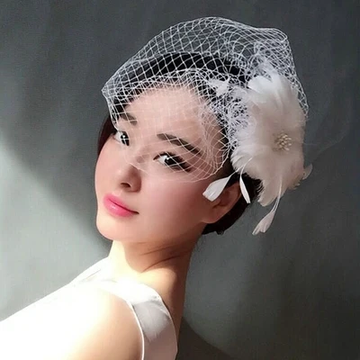 Bridal veil small fedoras hair accessory white feather flower veil hairpin hair accessory hair accessory
Bridal veil small fedoras hair accessory white feather flower veil hairpin hair accessory hair accessory