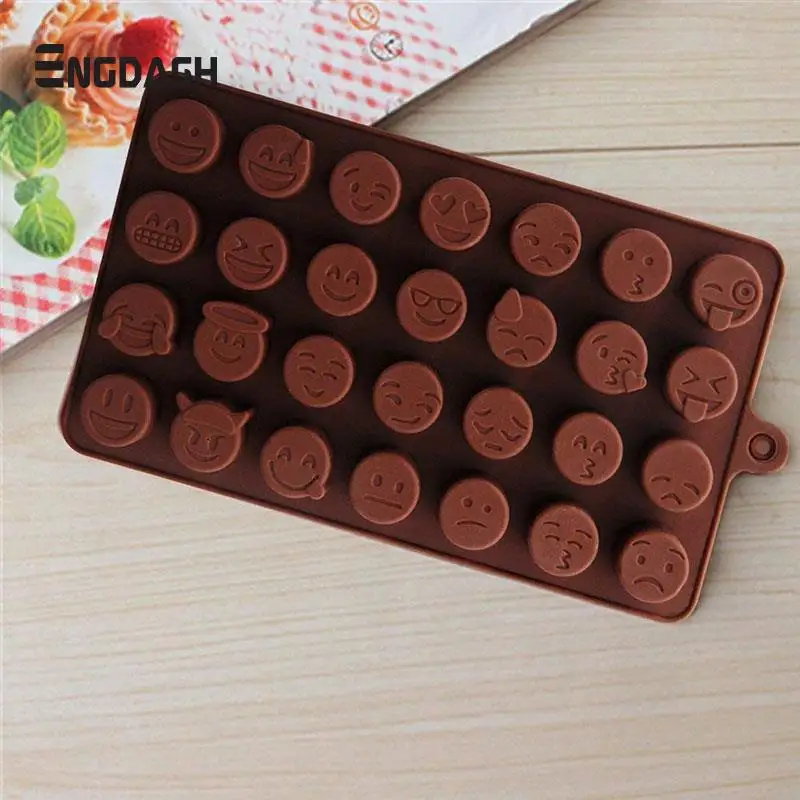ENGDASH 1pc Emotion Food Grade Silicone Chocolate Molds Making DIY Praline Molds Candy Cake Mold High Quality Kitchen Tools
ENGDASH 1pc Emotion Food Grade Silicone Chocolate Molds Making DIY Praline Molds Candy Cake Mold High Quality Kitchen Tools